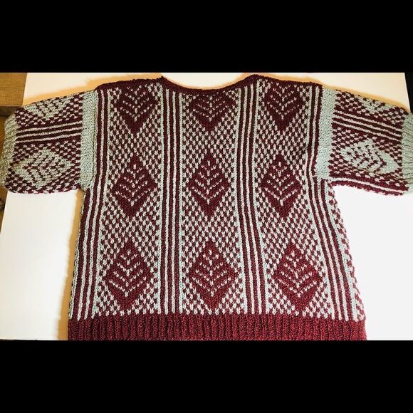 Womens Vintage Chunky HandMade Thick Knit Sweater - Picture 6 of 8